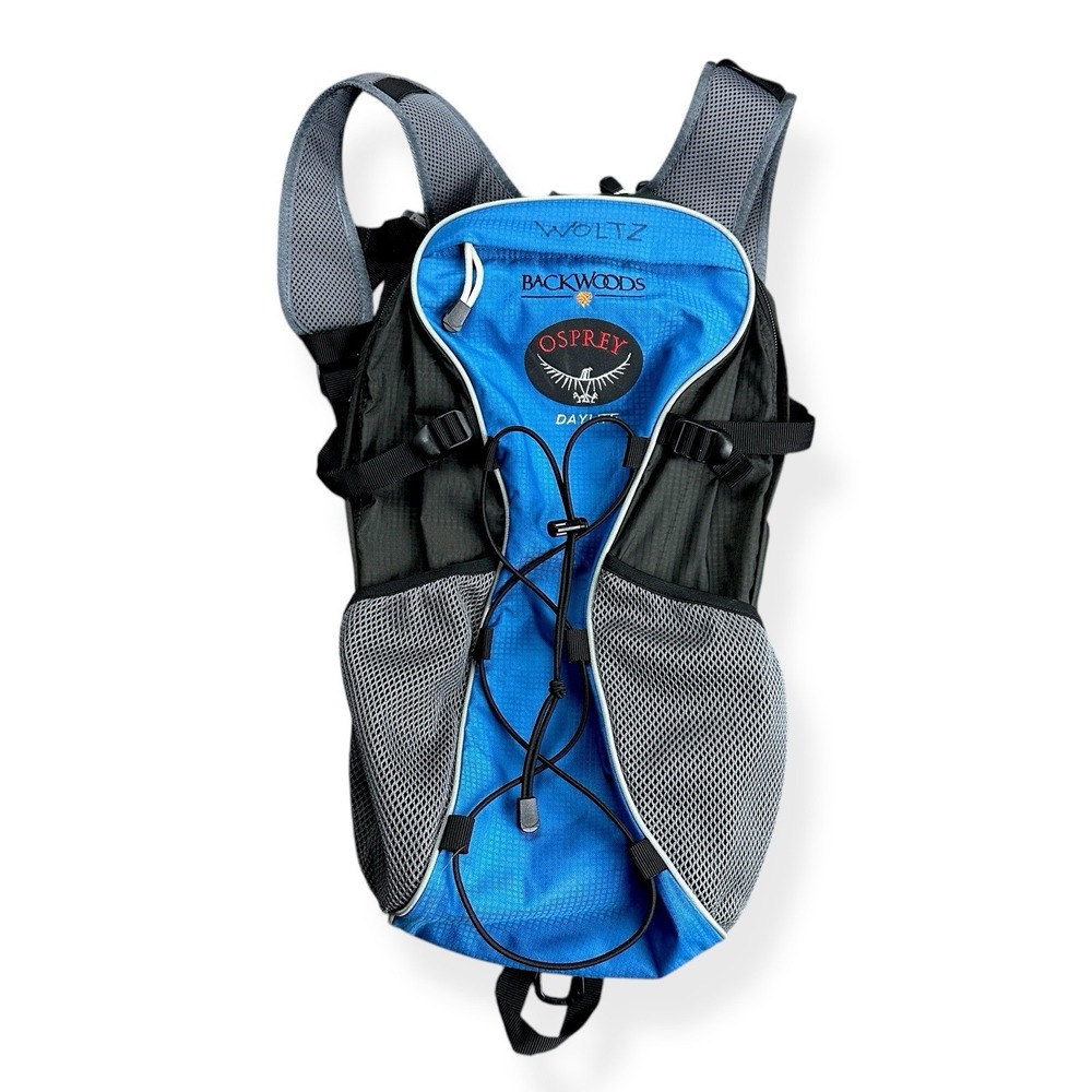 Osprey Daylite Backpack Hydration Blue Gray Hiking Travel Laptop Bag Outdoor H20 - Picture 4 of 13